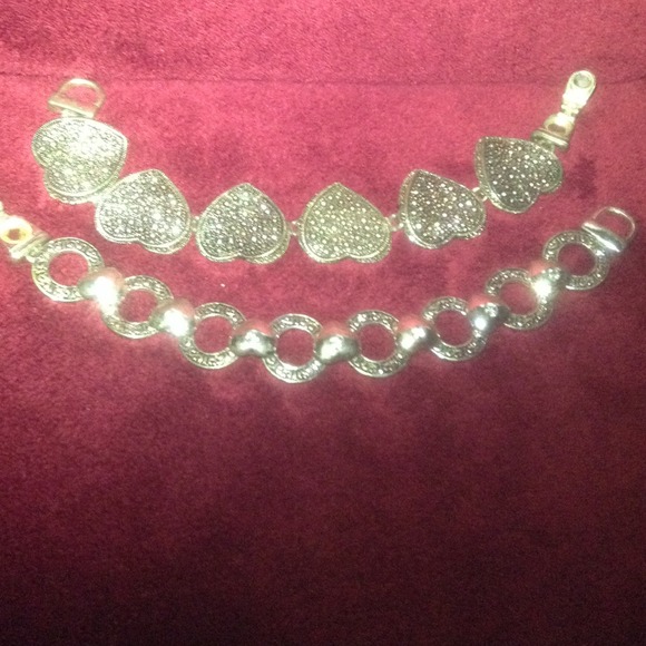 Patterned bracelets (set of two)