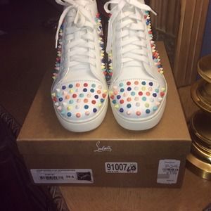 Louis woman flat gomme/spikes multi colored