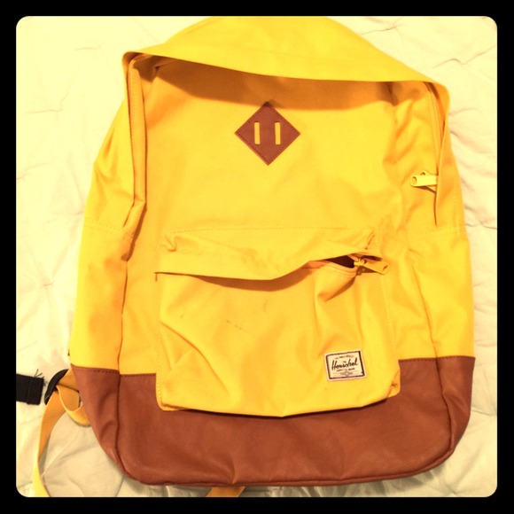 Herschel Yellow Backpack