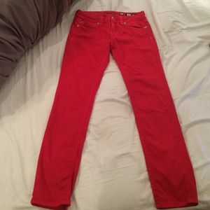 Red skinny miss me jeans ❤️