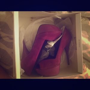 Cute color pop high heels