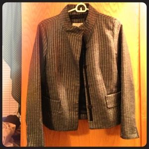 Glistening silver blazer from Coldwater Creek