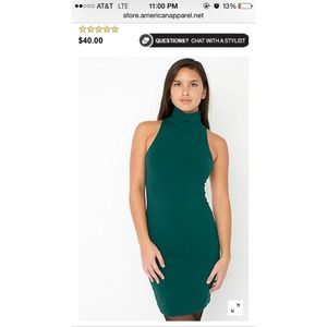 Dark green dress