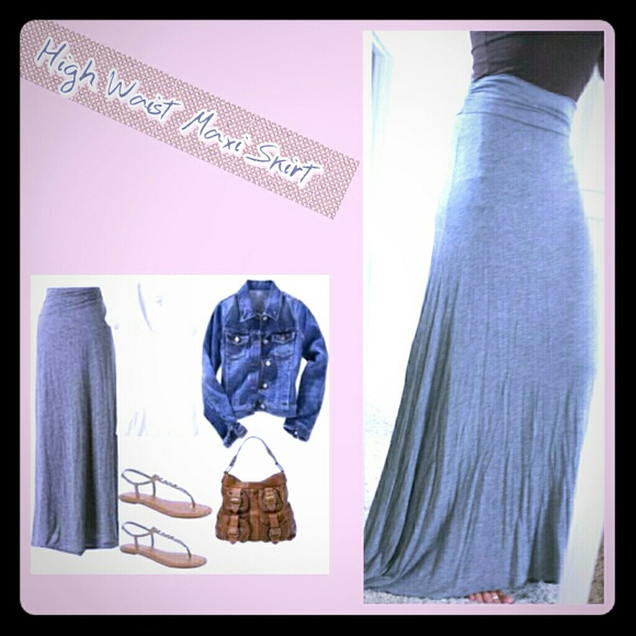 🏆🏅 Host Pick 🏆🏆High Waist Maxi Skirt