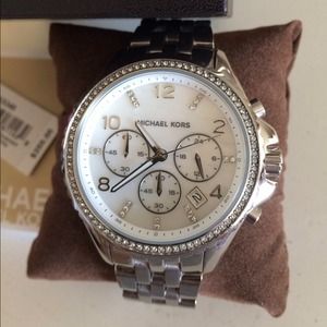 MICHAEL KORS Silver Pilot Watch