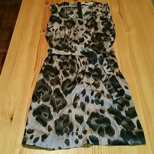 Stella McCartney Animal Print Silk Dress