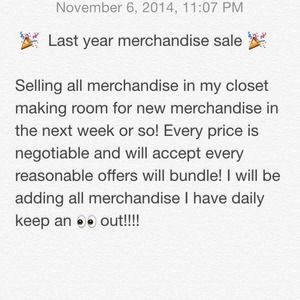 Everything must go!!!