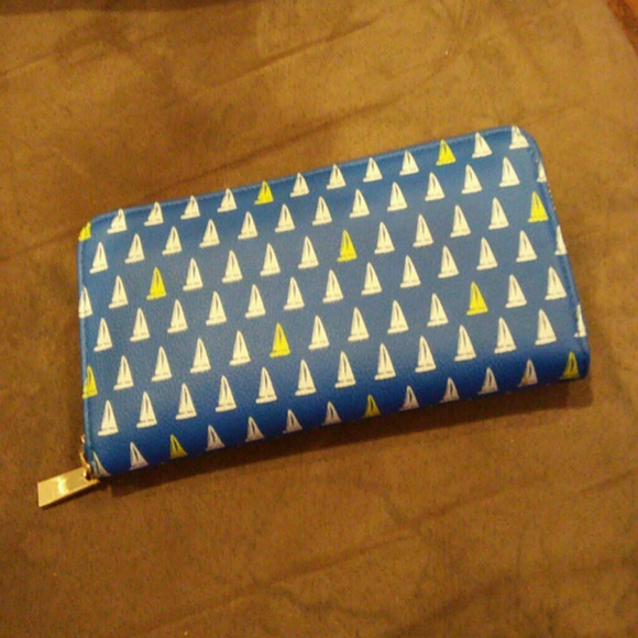 Sail boat wallet