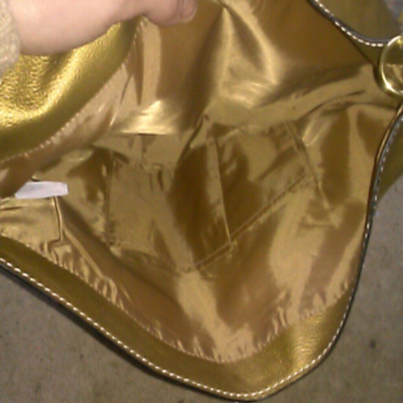 NWT Shimmering Gold purse 2 LEFT - Picture 2 of 4