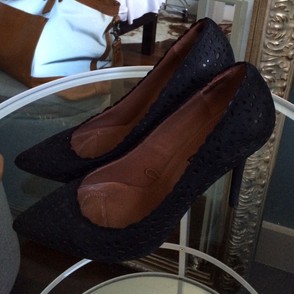 Zara Black Heels Size 37