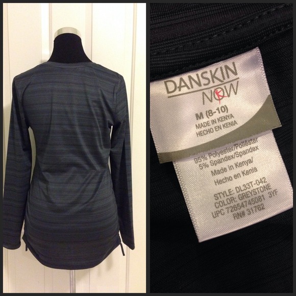 👚Danskin Gray Long Sleeve Top👚 - Picture 4 of 4