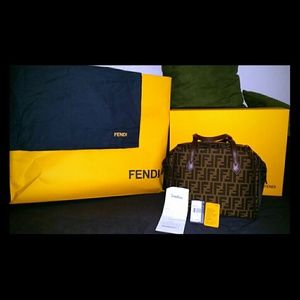 Authentic Fending Medium Hangbag