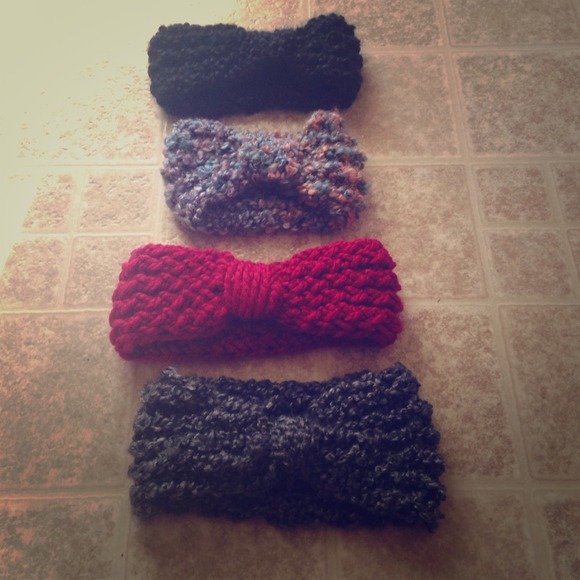 ⭐🎀️ Warm Bow Headband Ear Warmers ⭐️🎀