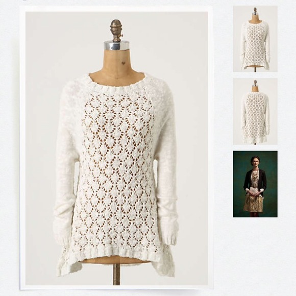 Anthropologie Sweaters - Anthropologie Moth Ensnarled Ideas Pullover