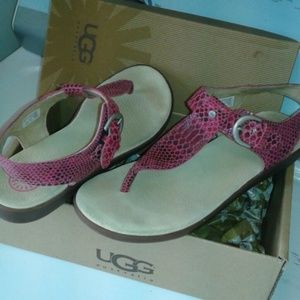 Ugg sandals excellent condition worn once