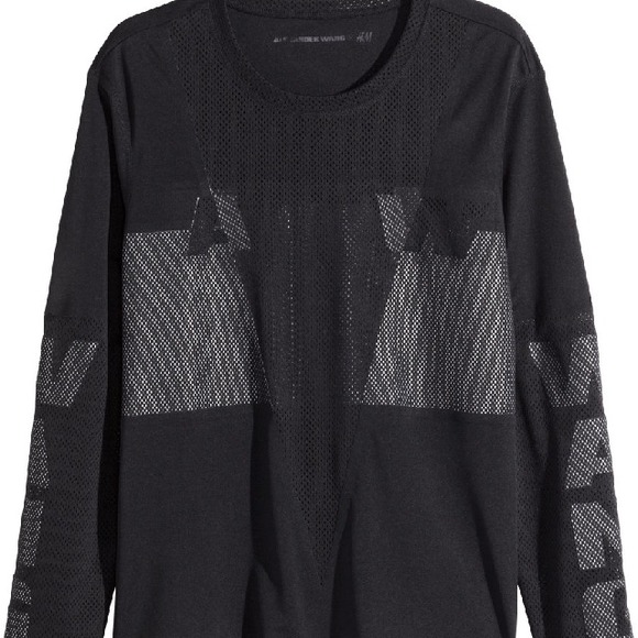 Alexander Wang x HM long sleeve mesh shirt