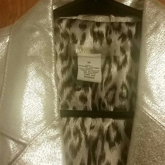 Leather short sleeve jacket - Picture 3 of 4