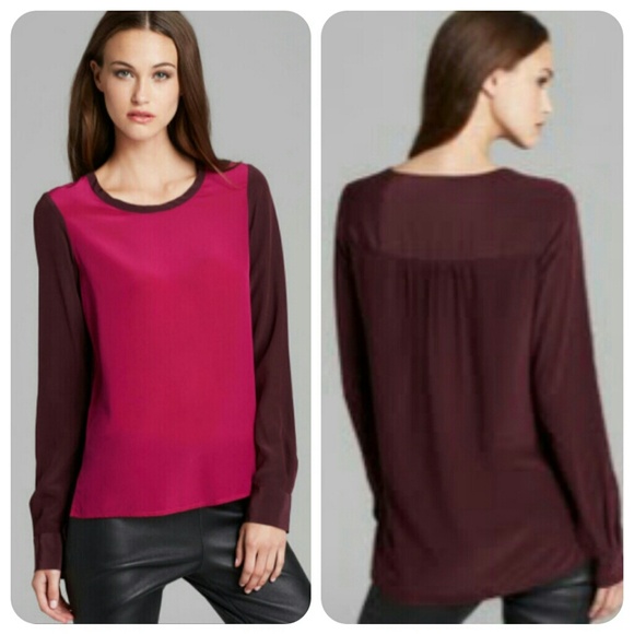 🎉HP🎉DVF 100% silk top - Picture 2 of 3