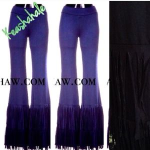Fabulous and Soft Fringe Bohemian Pants