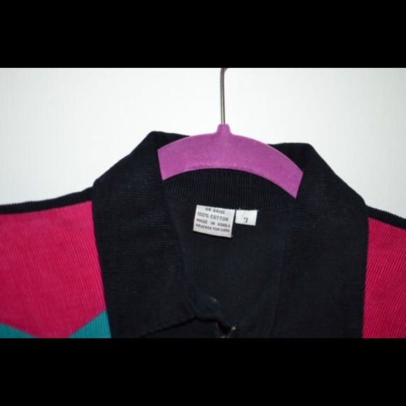 SOLD🎉COLOR BLOCK Corduroy Playsuit -Jumper - Picture 3 of 4