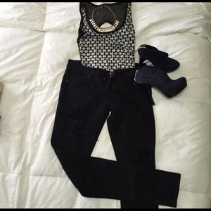 Ripped/laced black ▪️jeans 👖