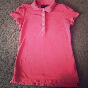 Pink collard shirt