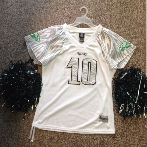 🏉Authentic Women's D. Jackson #10 Eagles Jersey