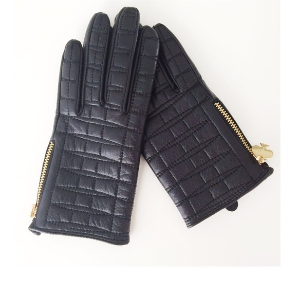 kate spade Accessories - Kate Spade Leather Gloves