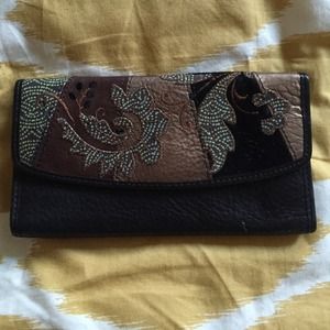 Fossil leather wallet