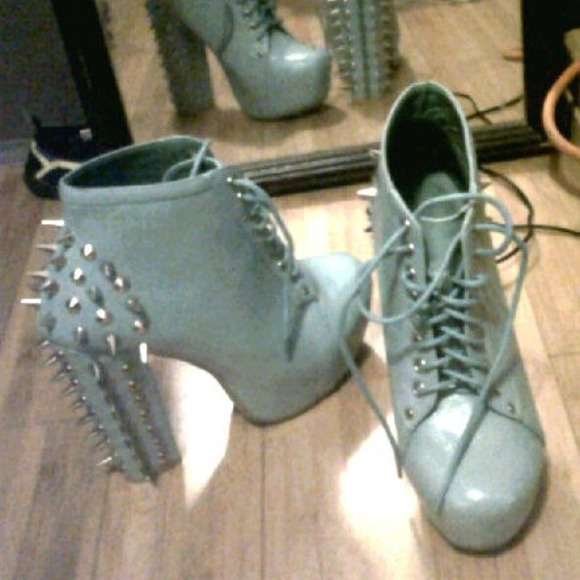 Mint heelsssss worn ONE TIME