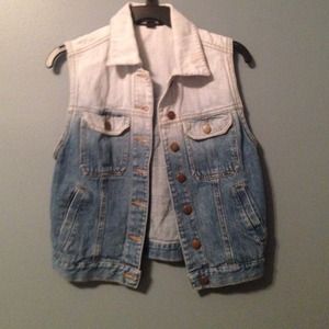 Forever 21 jean vest