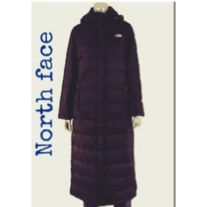 North face Long Navy Blue Coat