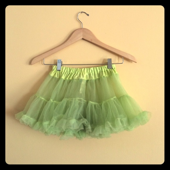Neon yellow tutu