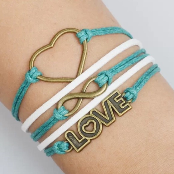 Infinity Love Heart Friendship Bracelet