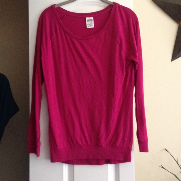 Plain Victoria's Secret slouchy long sleeve tee