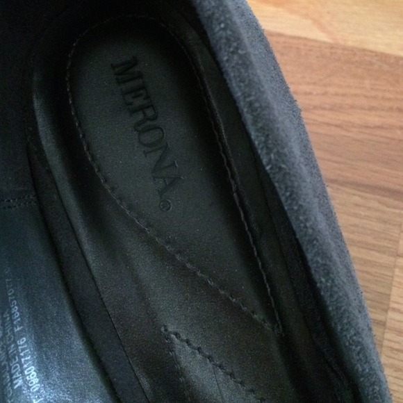 Gray Suede Wedges - Picture 3 of 4