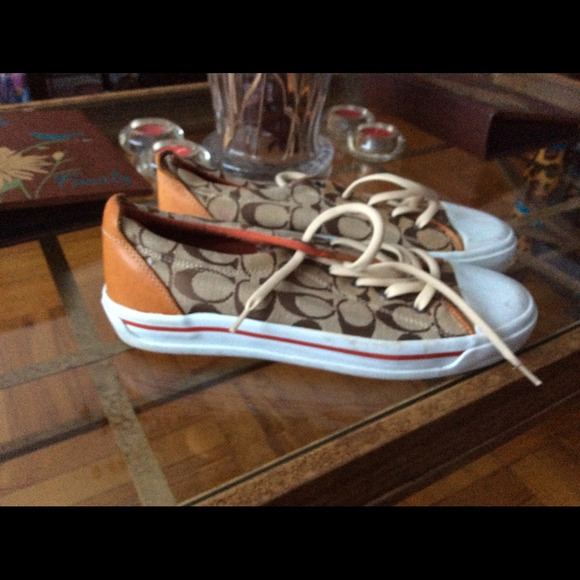 Ladies authentic coach sneakers
