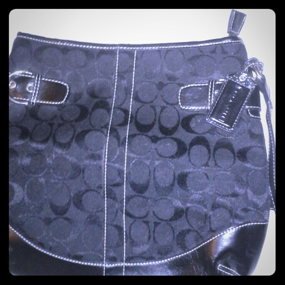 Black coach purse