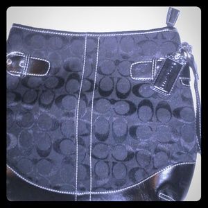 Black coach purse