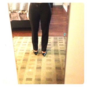 Like new black Loft - straight leg pants