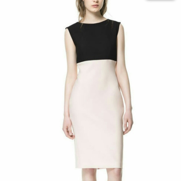 50%OFF EVERYTHING!!  ZARA bodycon black&pink dress