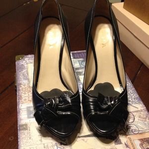 Black Platform Prada Heels