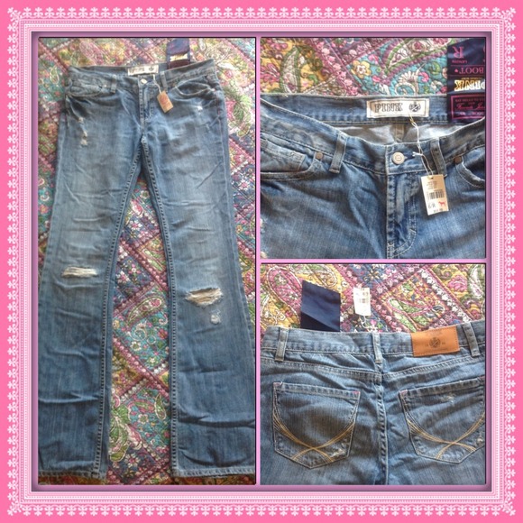 PINK bootcut jeans very rare