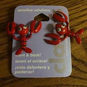 Lobster earrings!🔴SOLD🔴