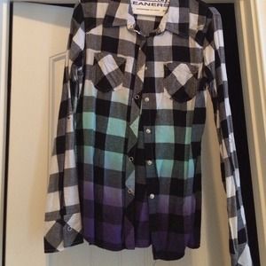 Ombré Fox flannel (Pacsun)