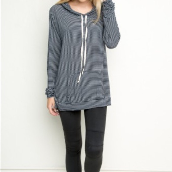 Navy/White Layla Hoodie