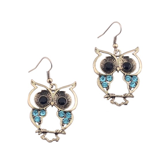 Owl Earrings - Picture 2 of 3