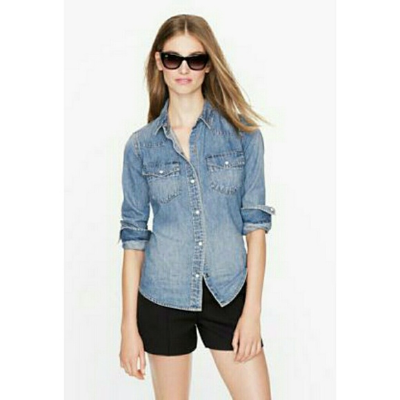 SOLD Chambray Shirt - Picture 2 of 4