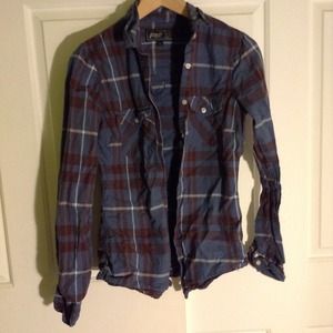 Fitted Plaid Shirt