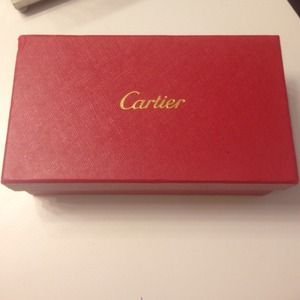 Cartier sunglases box with card